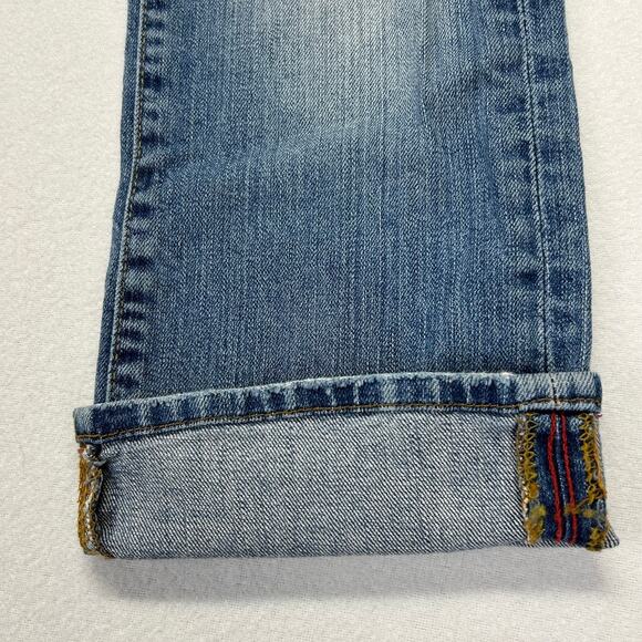 Lucky Brand Jeans Women 2/26 (fits 28x26) Sweet Dream Cuffed Crop Button Fly USA - Picture 10 of 15